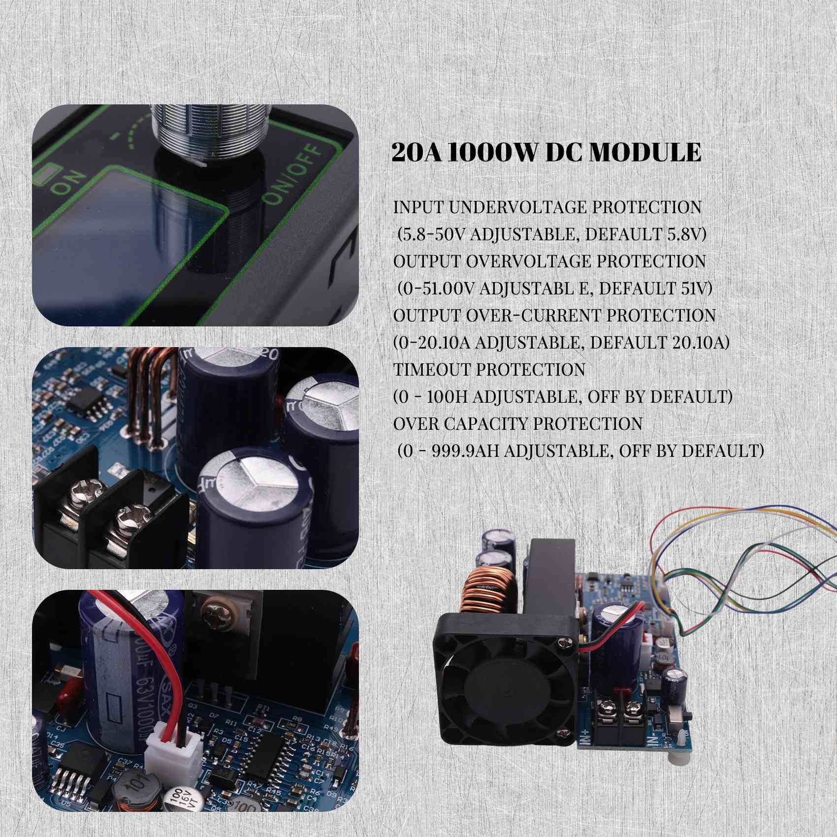 [NEWA76K!】 WZ5020L 20A 1000W D - огляд і ціна Step Down Dc Power Supply Module 1000W
